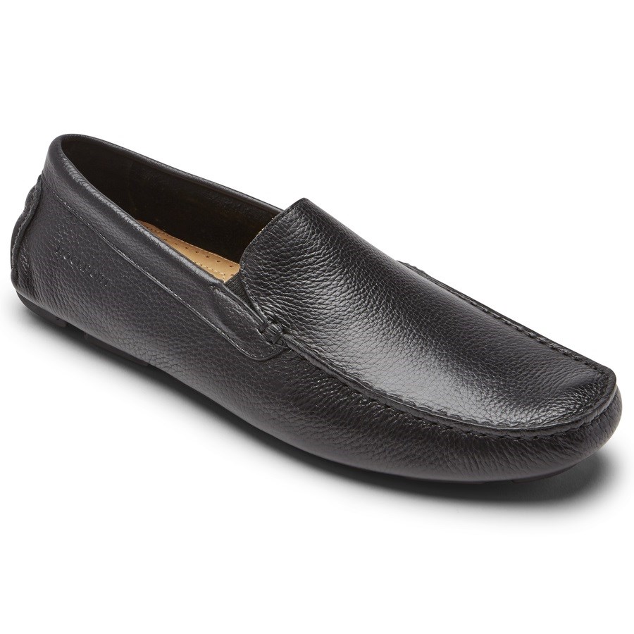 Rockport Rhyder Venetian Loafers Heren Zwart | NL0216OM5