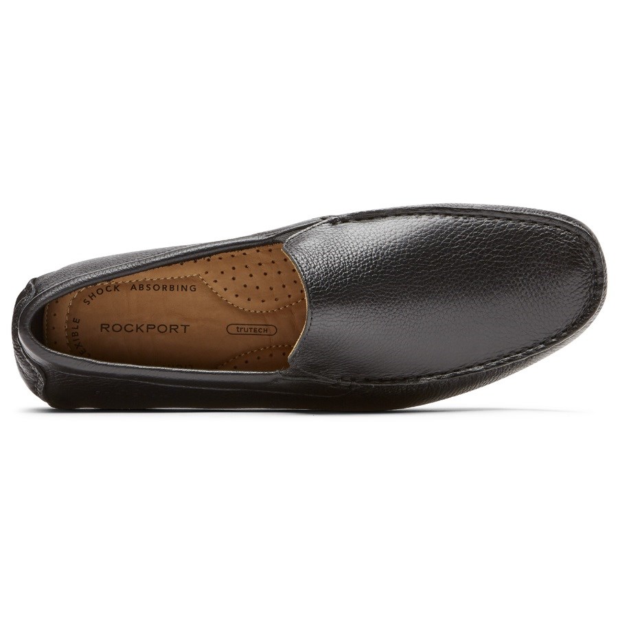 Rockport Rhyder Venetian Loafers Heren Zwart | NL0216OM5