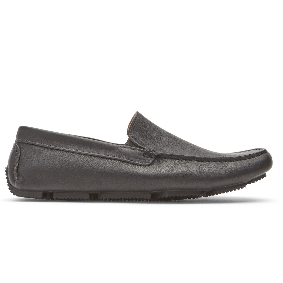 Rockport Rhyder Venetian Loafers Heren Zwart | NL9M6I081