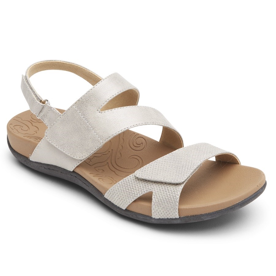 Rockport Ridge Adjustable Asymmetrical Sandalen Dames Wit | NL6M8OI51