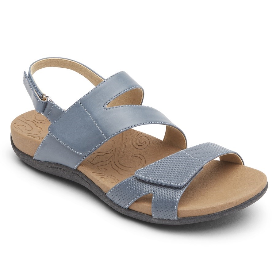 Rockport Ridge Adjustable Asymmetrical Sandalen Dames Lichtblauw | NL96108O5