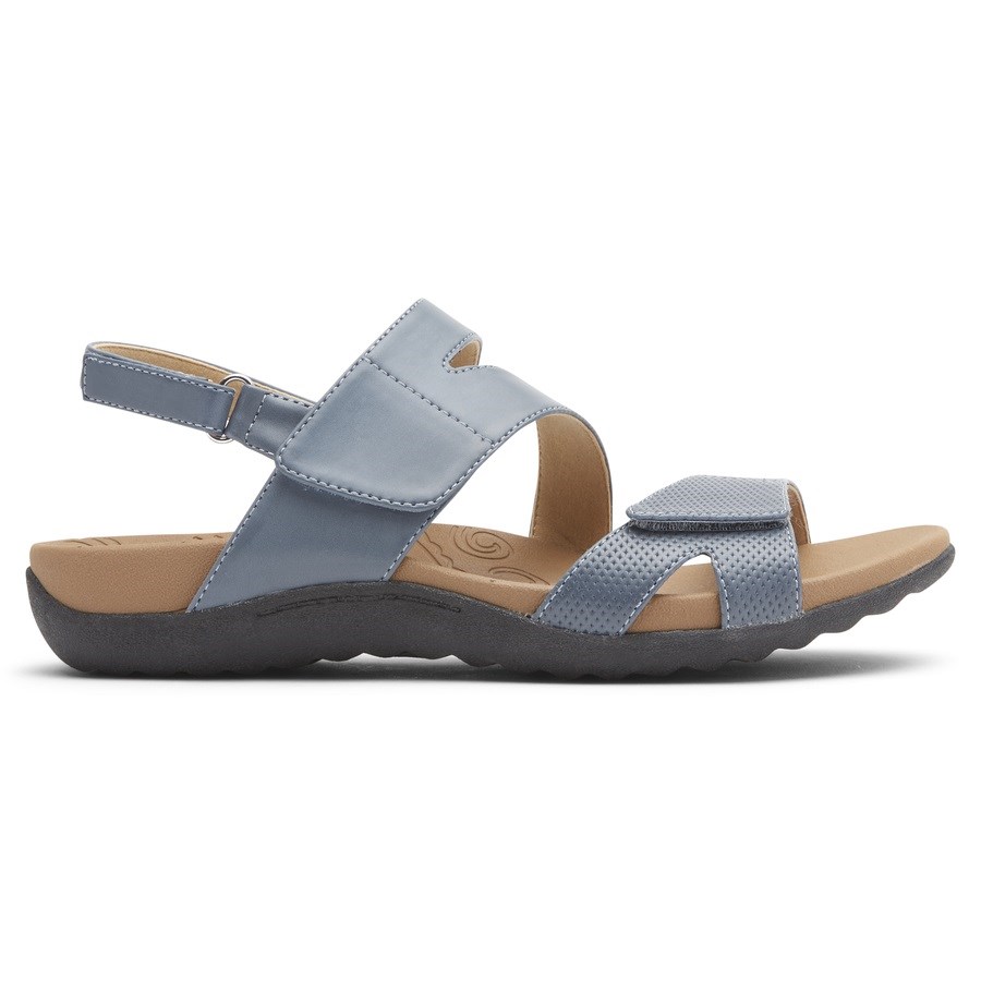 Rockport Ridge Adjustable Asymmetrical Sandalen Dames Lichtblauw | NL96108O5