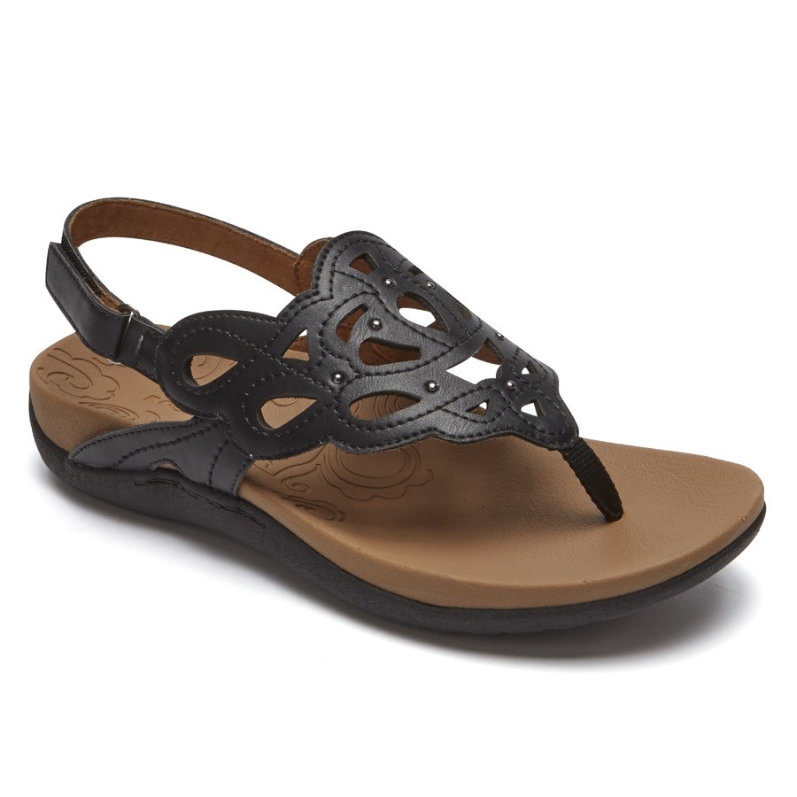 Rockport Ridge Sling Sandalen Dames Zwart | NL901M62O