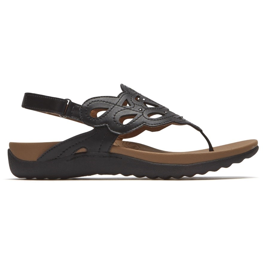 Rockport Ridge Sling Sandalen Dames Zwart | NL901M62O