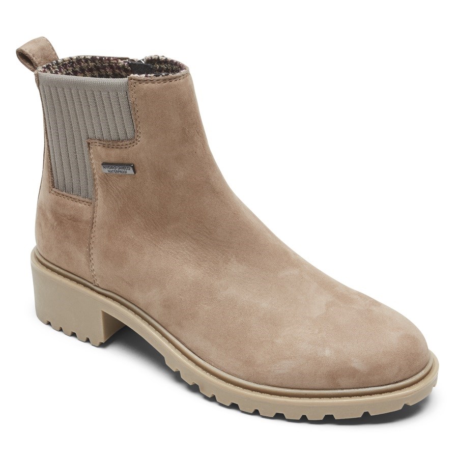 Rockport Ryleigh Waterdichte Laarsjes Dames Lichtbruin | NL0MI169O