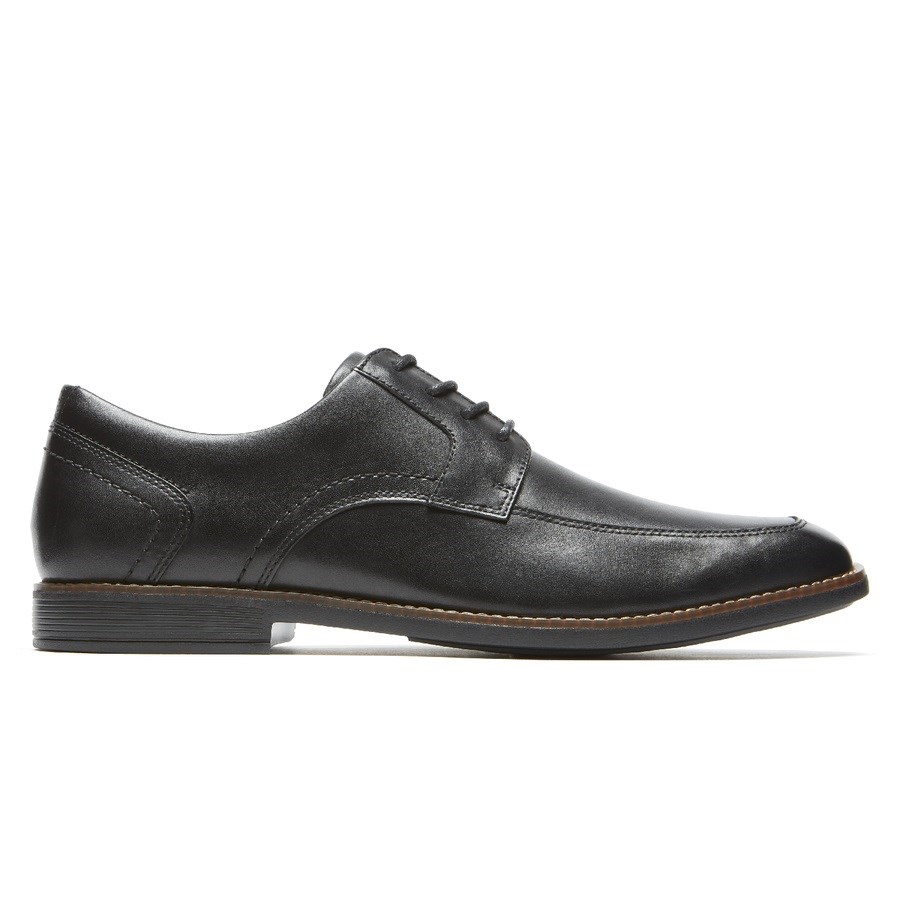 Rockport Slayter Apron Neus Oxford Schoenen Heren Zwart | NL4I968O1