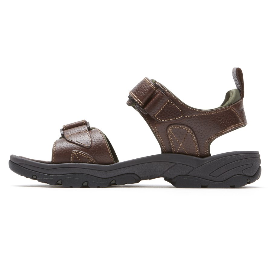 Rockport SpringBoro Rocklake Sandalen Heren Donkerbruin | NL46895I0