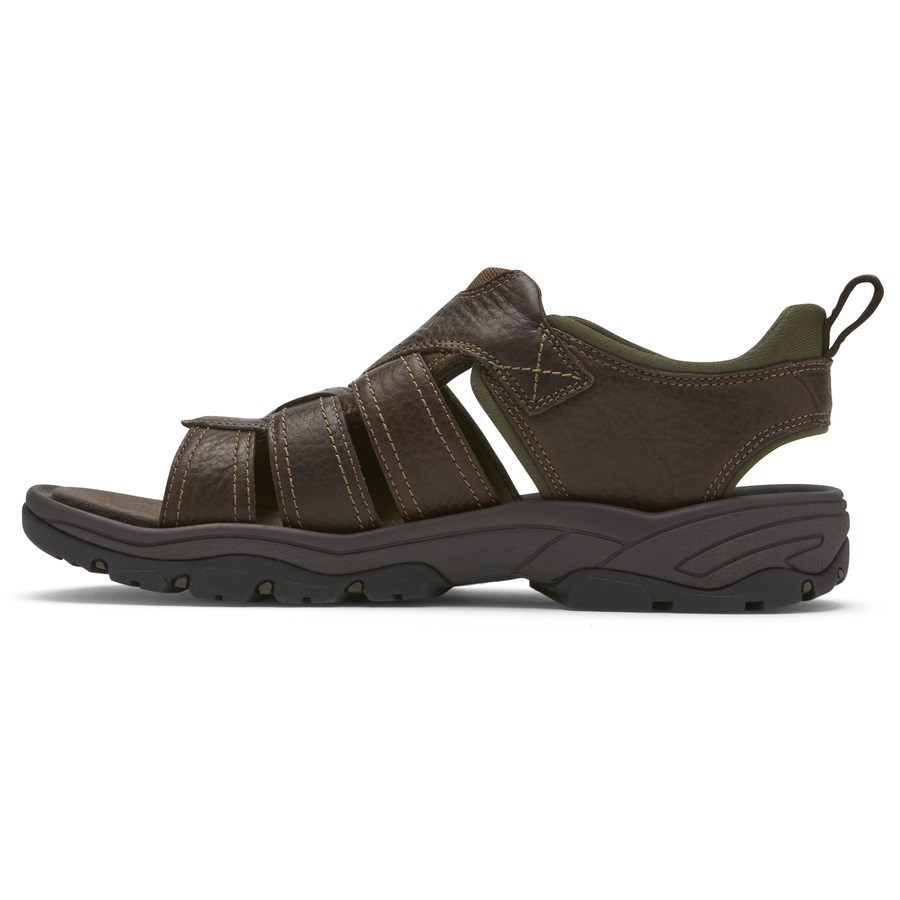 Rockport Springboro Rocklake Fisherman Sandalen Heren Chocola | NL4I8O962