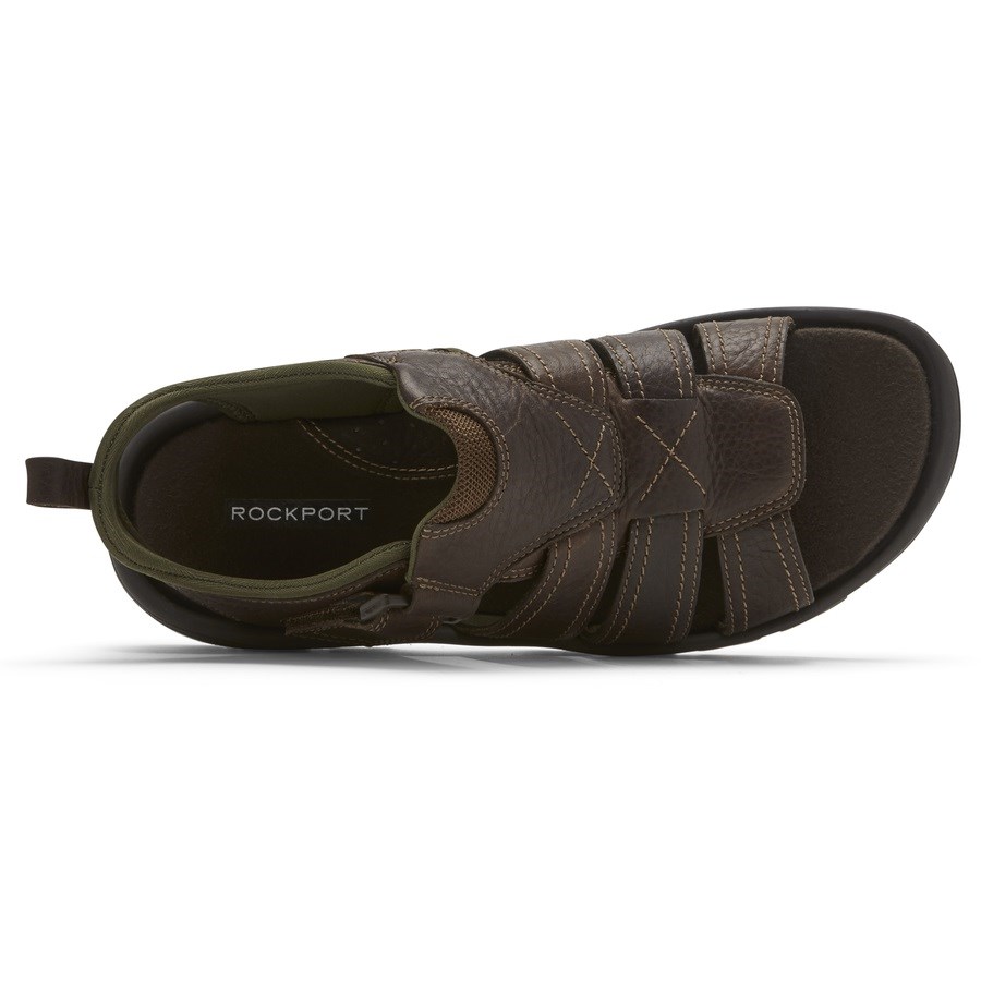 Rockport Springboro Rocklake Fisherman Sandalen Heren Chocola | NL4I8O962