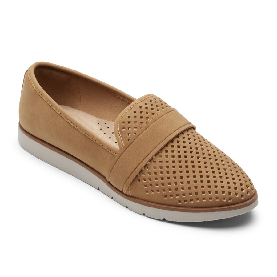 Rockport Stacie Perforated Loafers Dames Lichtbruin | NL10OM9I6