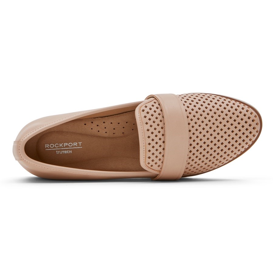 Rockport Stacie Perforated Loafers Dames Roze | NL6M9I2O0