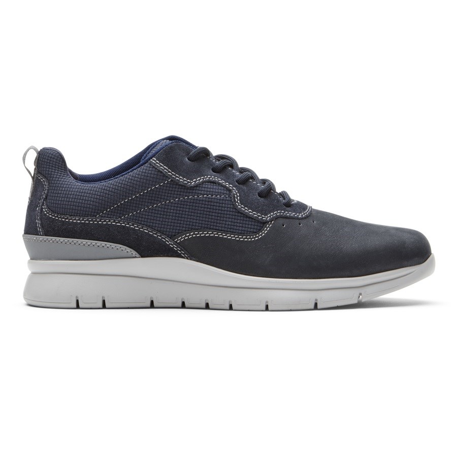 Rockport Stewart Plain Neus Sneakers Heren Donkerblauw | NL2185I0O