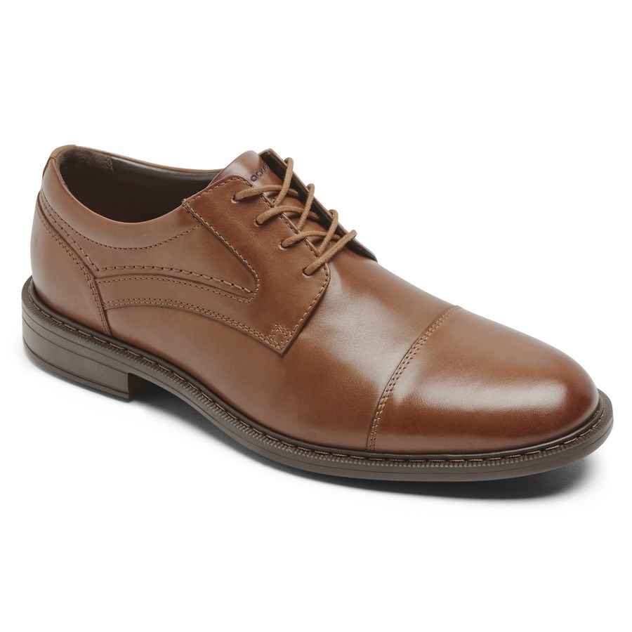 Rockport Tanner Cap Neus Oxford Schoenen Heren Bruin | NL3295068