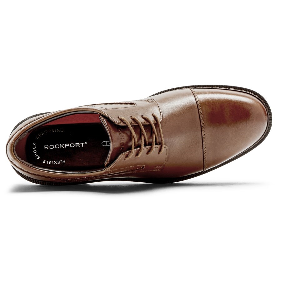 Rockport Tanner Cap Neus Oxford Schoenen Heren Bruin | NL3295068