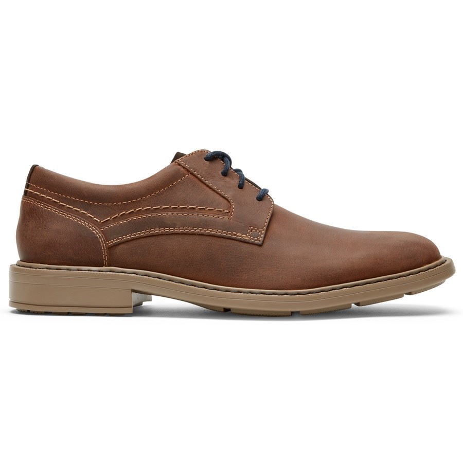 Rockport Tanner Plain Neus Oxford Schoenen Heren Donkerbruin | NL46O2081