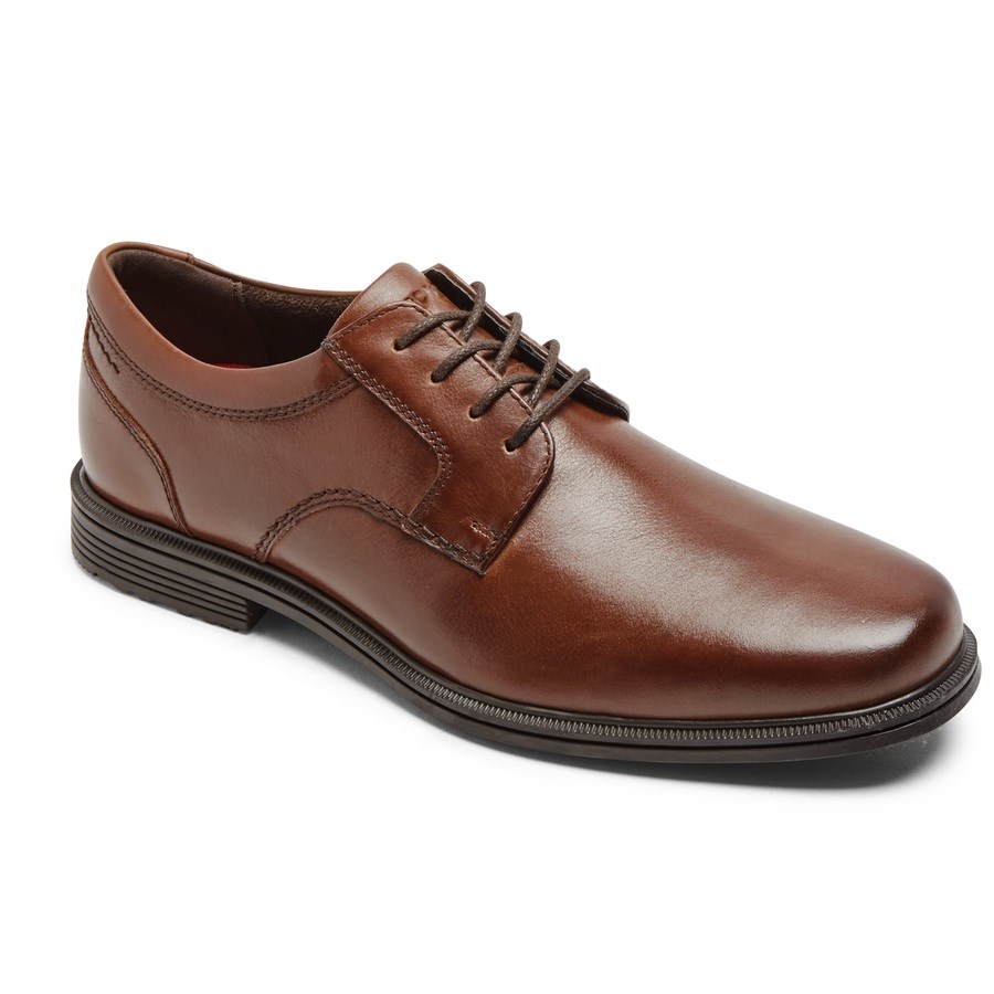 Rockport Taylor Plain Neus Waterdichte Oxford Schoenen Heren Donkerbruin | NL40O859I