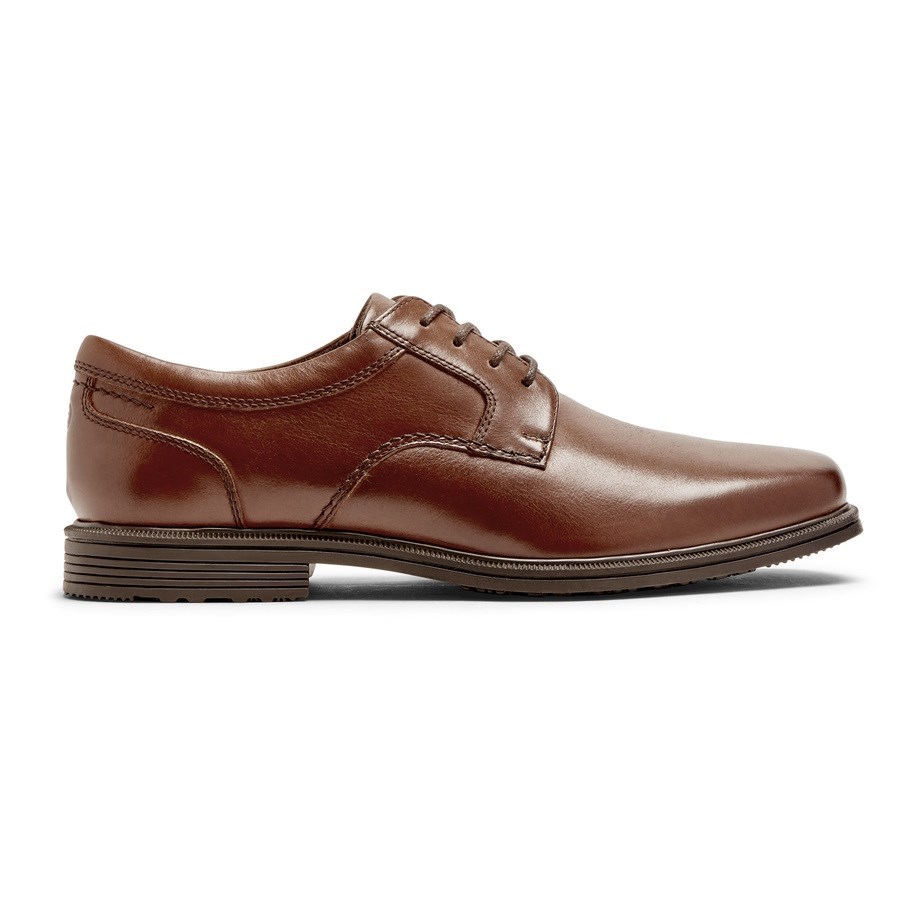 Rockport Taylor Plain Neus Waterdichte Oxford Schoenen Heren Donkerbruin | NL40O859I