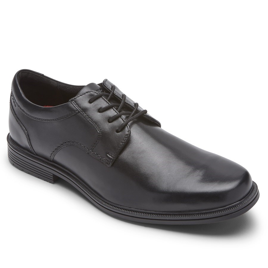 Rockport Taylor Plain Neus Waterdichte Oxford Schoenen Heren Zwart | NL7I6M890