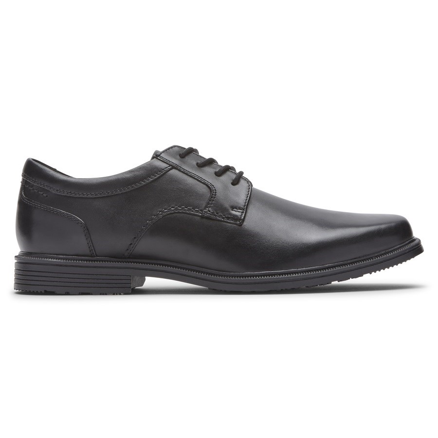 Rockport Taylor Plain Neus Waterdichte Oxford Schoenen Heren Zwart | NL7I6M890