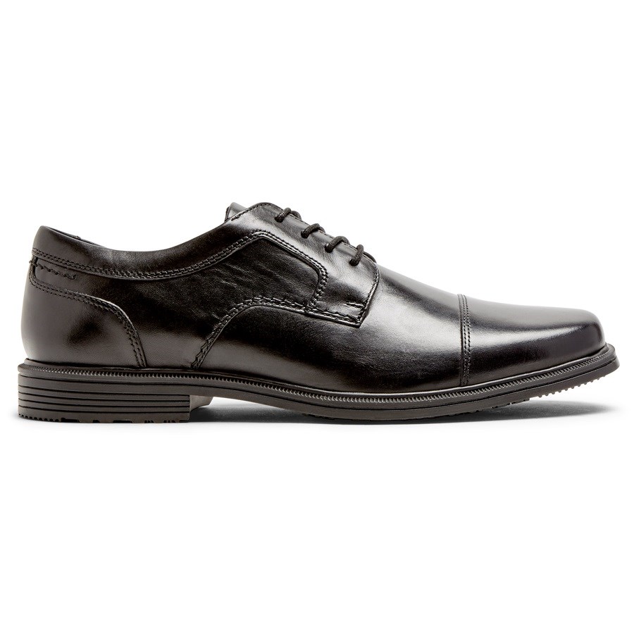 Rockport Taylor Waterdichte Cap Neus Oxford Schoenen Heren Zwart | NL960O852