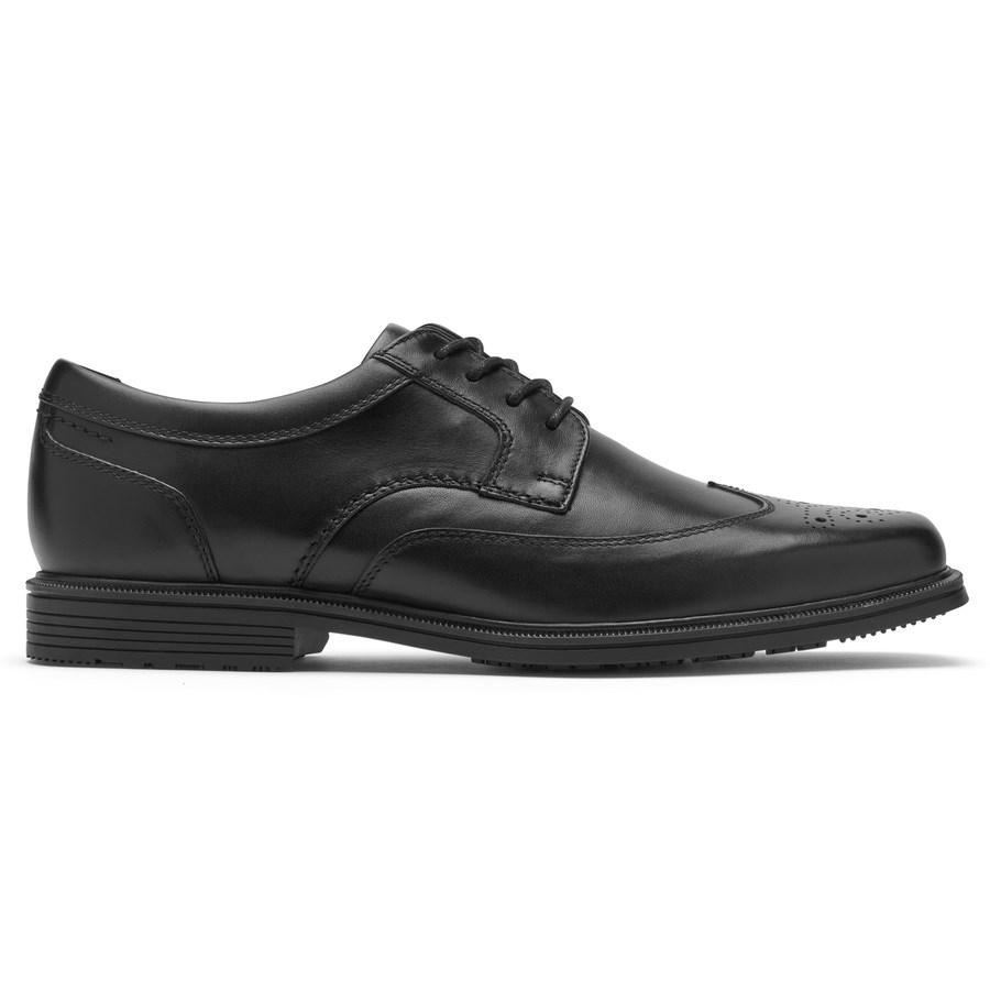 Rockport Taylor Waterdichte Wingtip Oxford Schoenen Heren Zwart | NL8215609