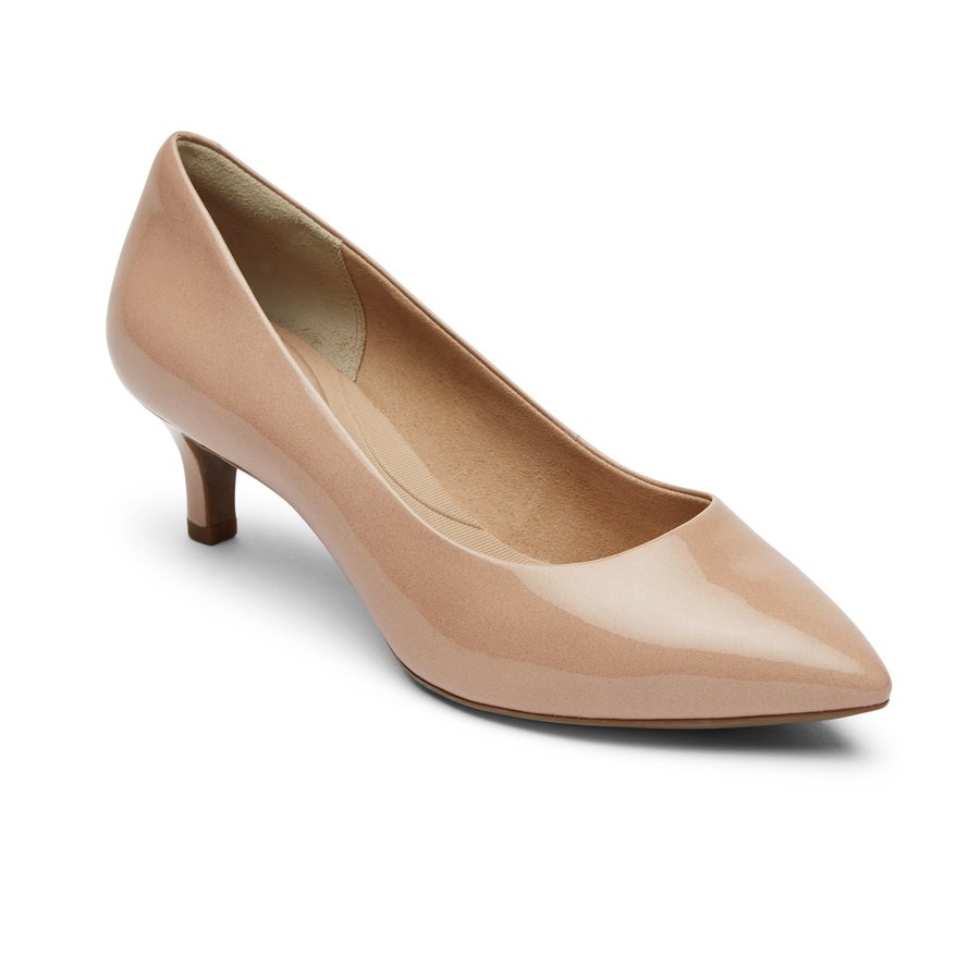 Rockport Total Motion 75mm Pieced Hakken Dames Beige | NL158O20I