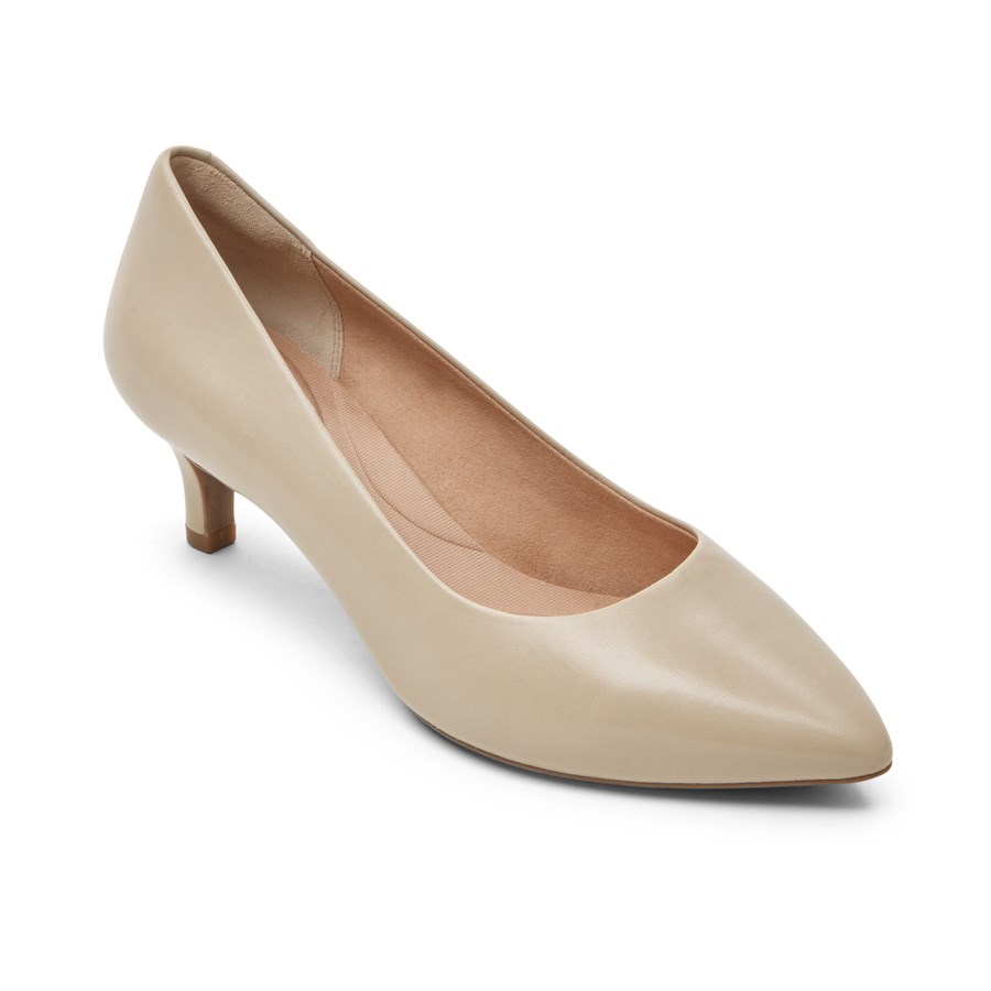 Rockport Total Motion 75mm Pieced Hakken Dames Beige | NL45180I6