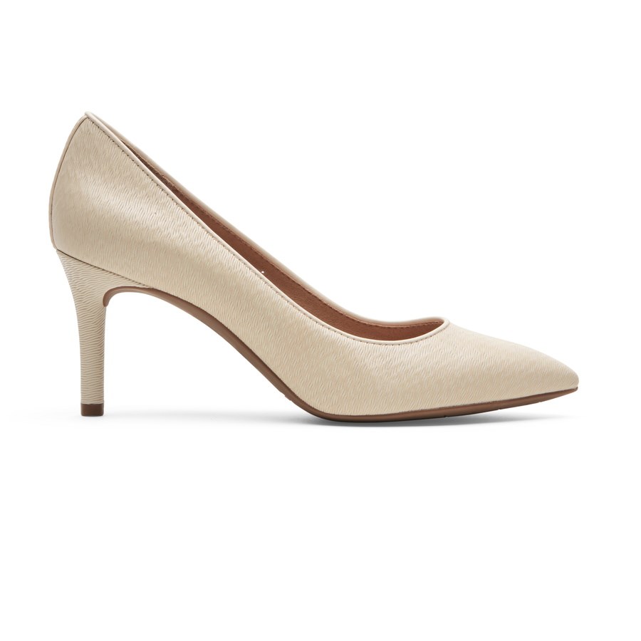 Rockport Total Motion 75mm Pointet Neus Hakken Dames Beige | NL7160I8M