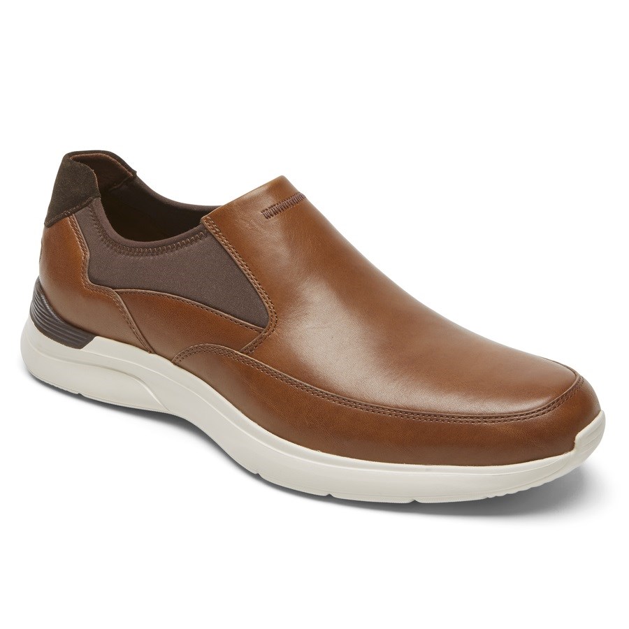 Rockport Total Motion Active Slip On Sneakers Heren Bruin | NL0I1MO69