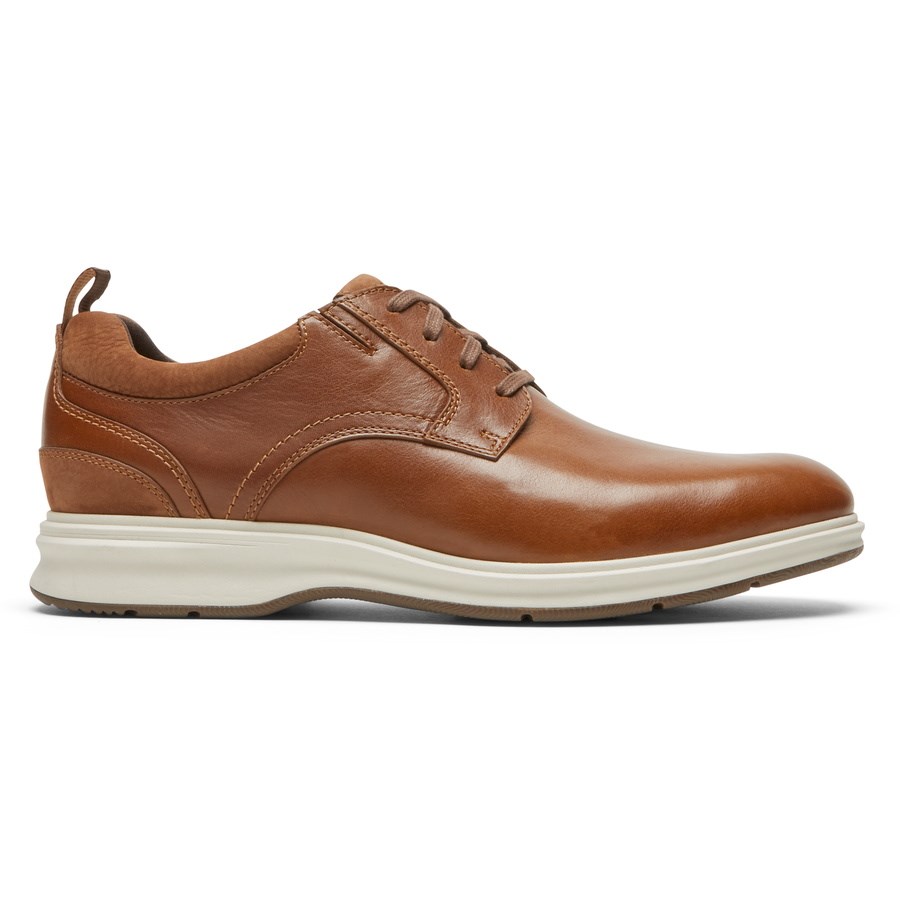 Rockport Total Motion City Plain Neus Oxford Schoenen Heren Bruin | NL5968OI0