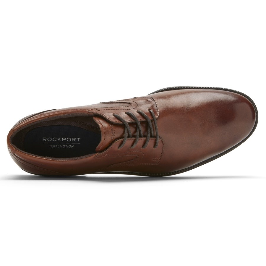 Rockport Total Motion DresSport Plain Neus Oxford Schoenen Heren Donkerbruin | NL8215IO6