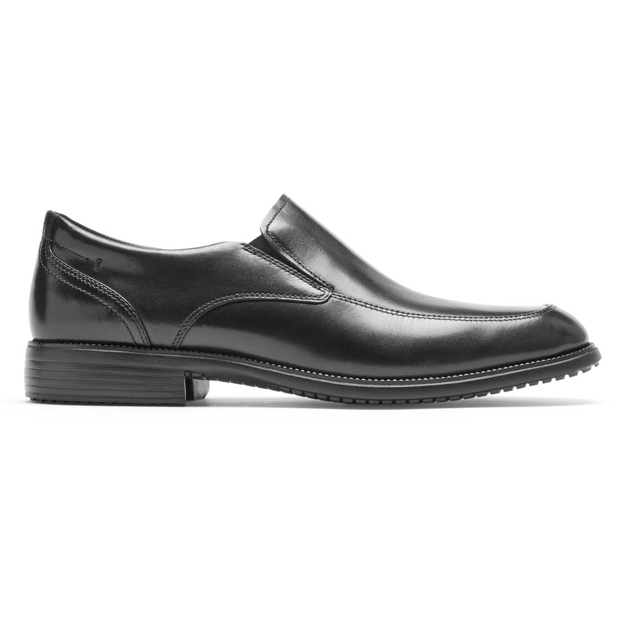 Rockport Total Motion DresSport Slip-On Loafers Heren Zwart | NL0689OM1