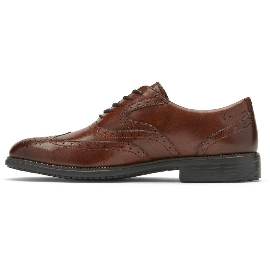 Rockport Total Motion DresSport Wingtip Oxford Schoenen Heren Donkerbruin | NL5O109I6