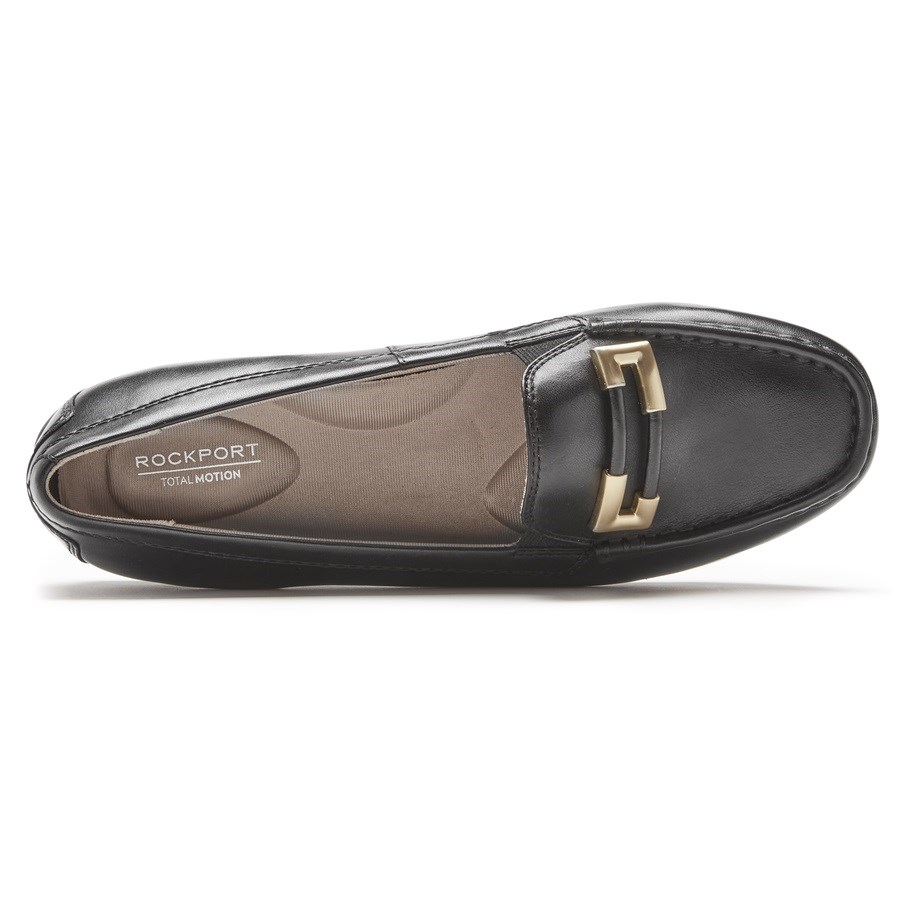 Rockport Total Motion Driver Ornament Loafers Dames Zwart | NL860MOI1