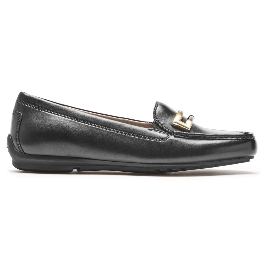 Rockport Total Motion Driver Ornament Loafers Dames Zwart | NL860MOI1