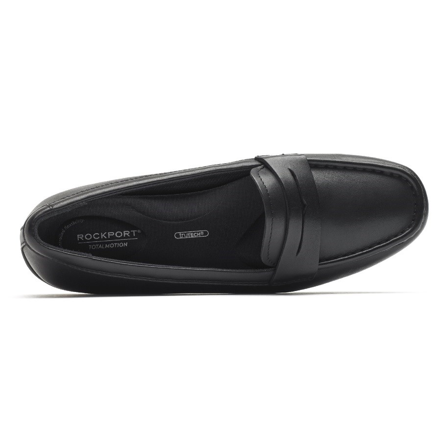 Rockport Total Motion Driver Penny Loafers Dames Zwart | NL1M0I592