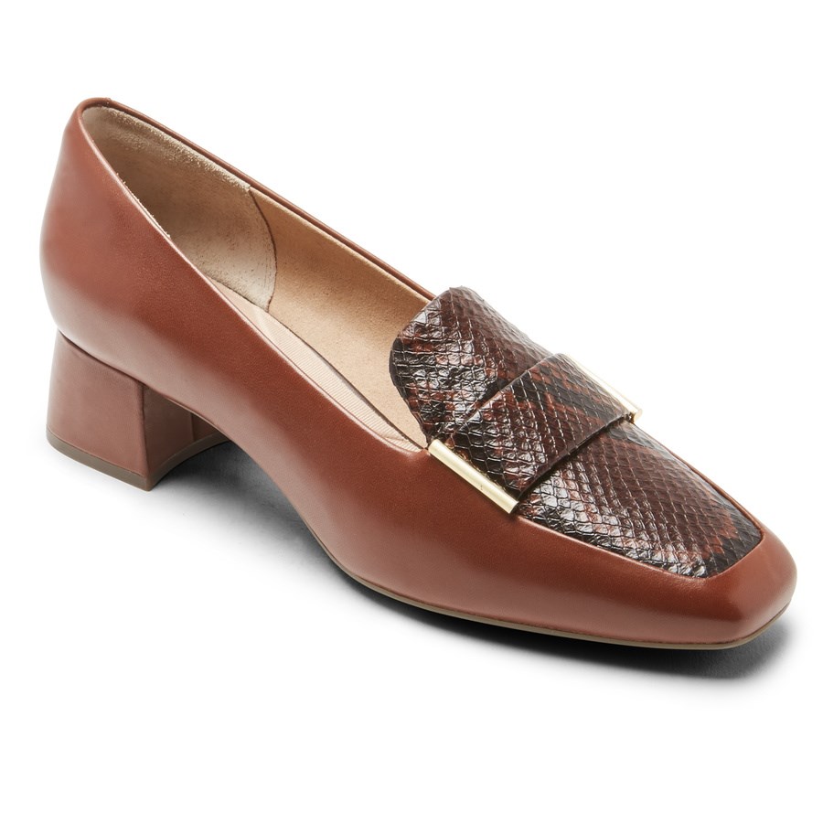 Rockport Total Motion Esma Loafers Dames Donkeroranje | NL48591I2