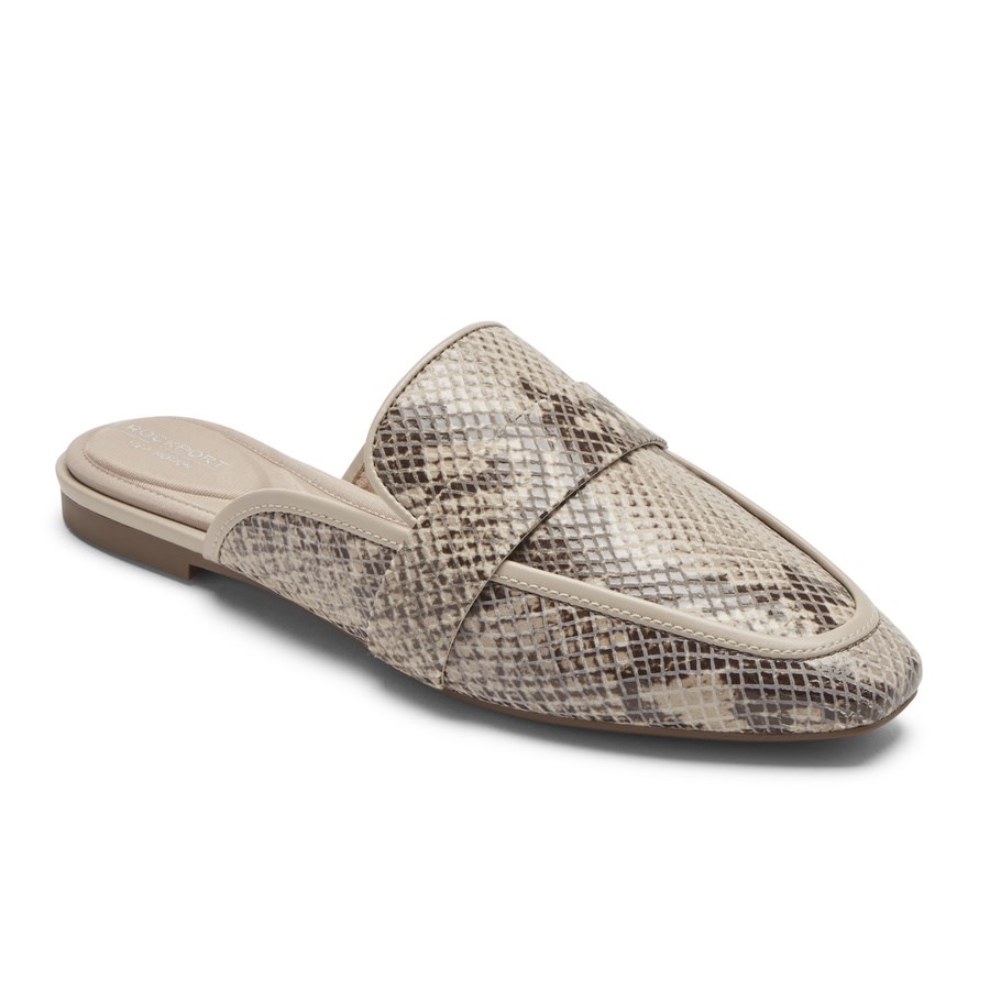 Rockport Total Motion Laylani Badslippers Dames Slangenprint | NL48O6021