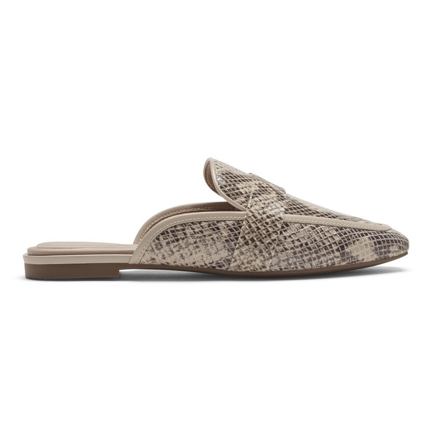 Rockport Total Motion Laylani Badslippers Dames Slangenprint | NL48O6021