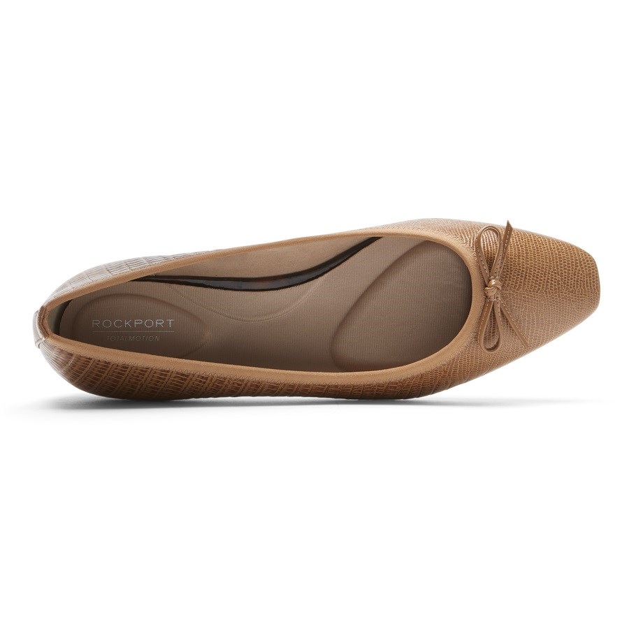 Rockport Total Motion Laylani Ballerina Dames Lichtbruin | NL3O01928