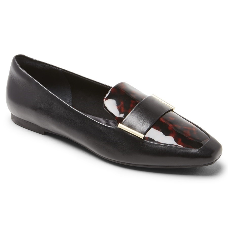 Rockport Total Motion Laylani Metal Accent Loafers Dames Zwart | NL41598IO