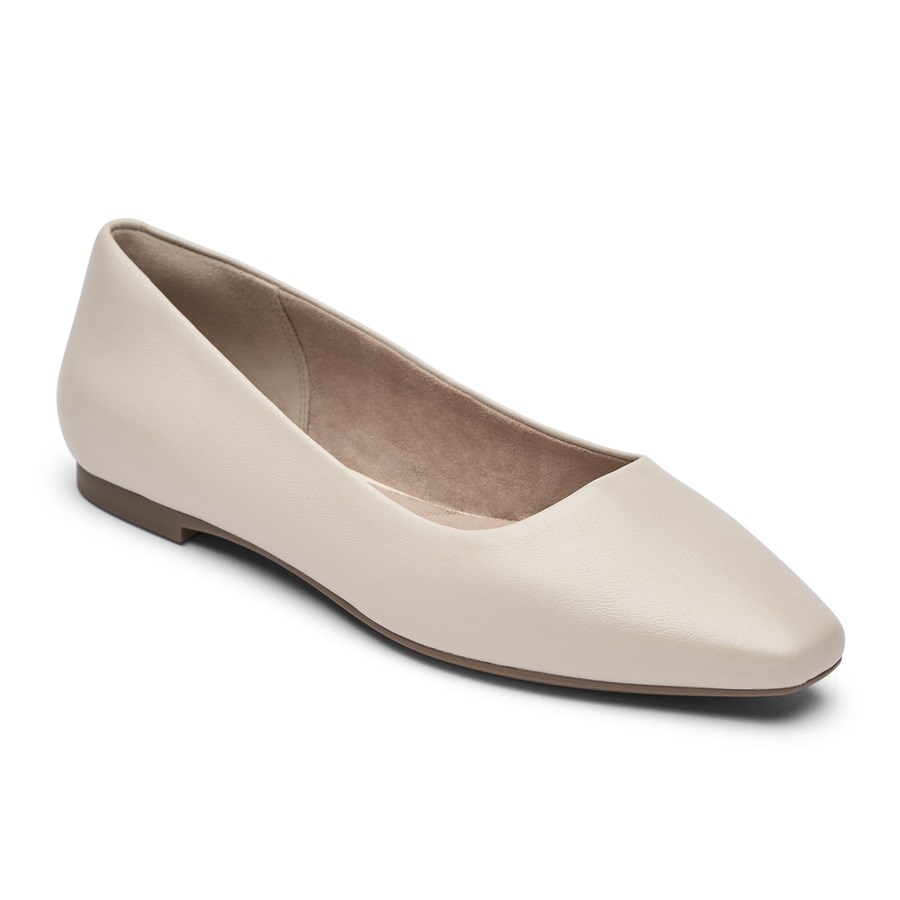 Rockport Total Motion Laylani Plain Ballerina Dames Wit | NL15MI890