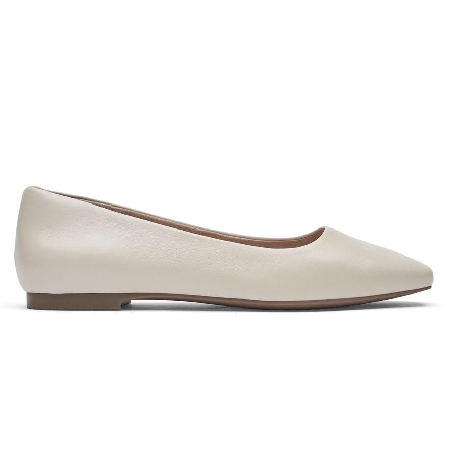 Rockport Total Motion Laylani Plain Ballerina Dames Wit | NL15MI890