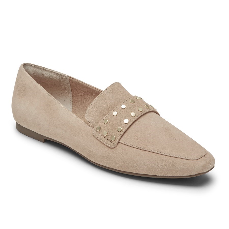 Rockport Total Motion Laylani Studded Loafers Dames Beige | NL4125I06