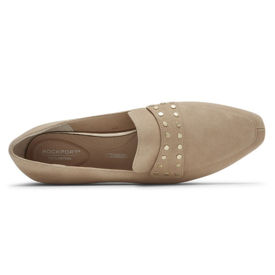 Rockport Total Motion Laylani Studded Loafers Dames Beige | NL4125I06