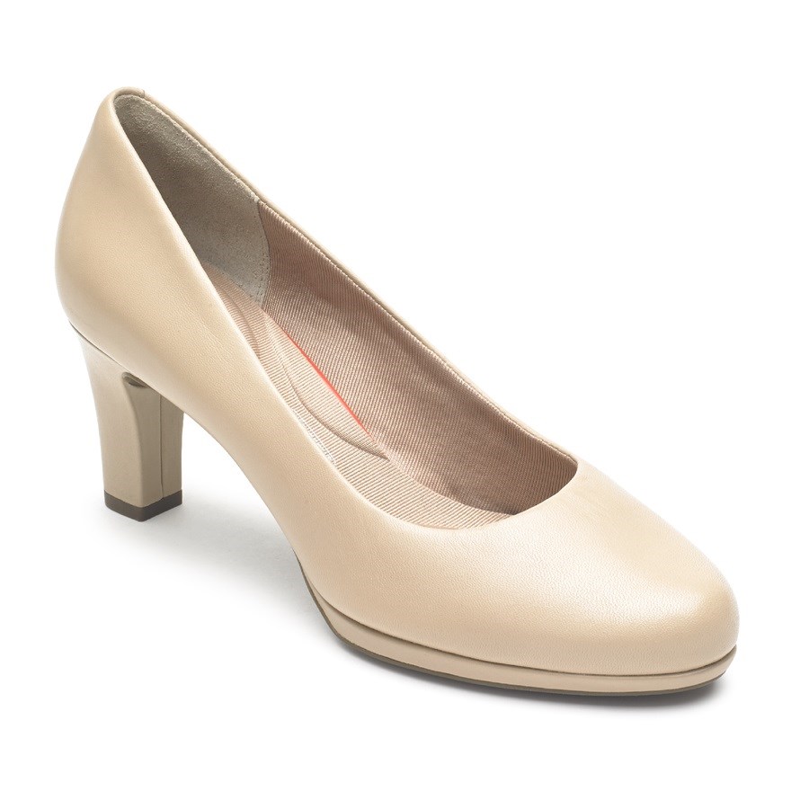 Rockport Total Motion Leah Pumps Dames Beige | NL32896MO