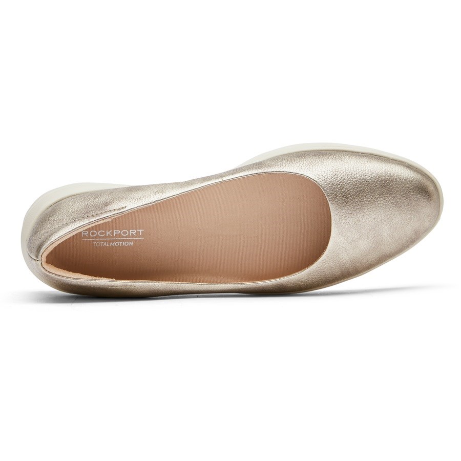 Rockport Total Motion Lillie Ballerina Dames Goud | NL3259OM8