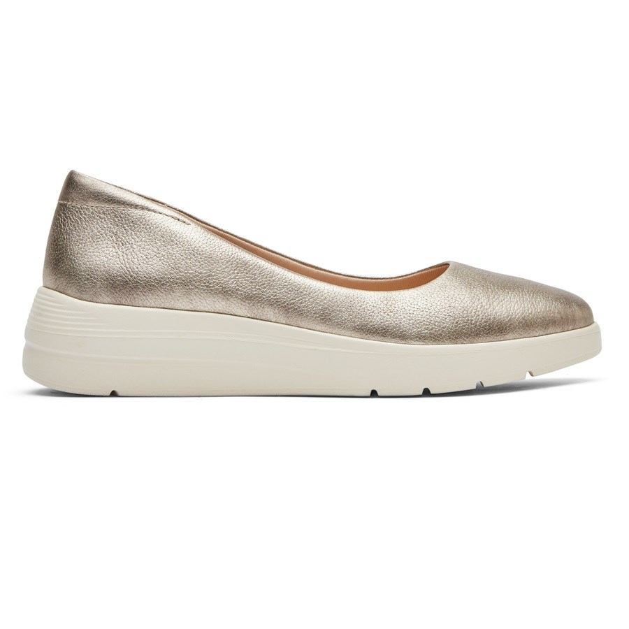 Rockport Total Motion Lillie Ballerina Dames Goud | NL3259OM8