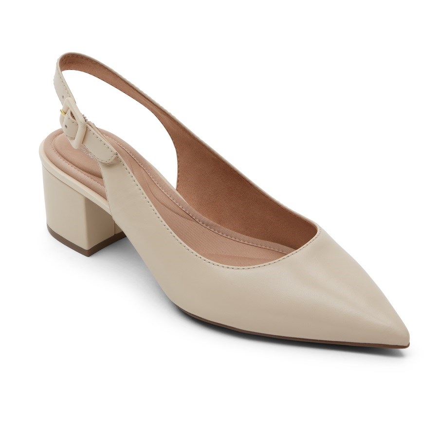 Rockport Total Motion Noelle Slingback Hakken Dames Beige | NL280I916