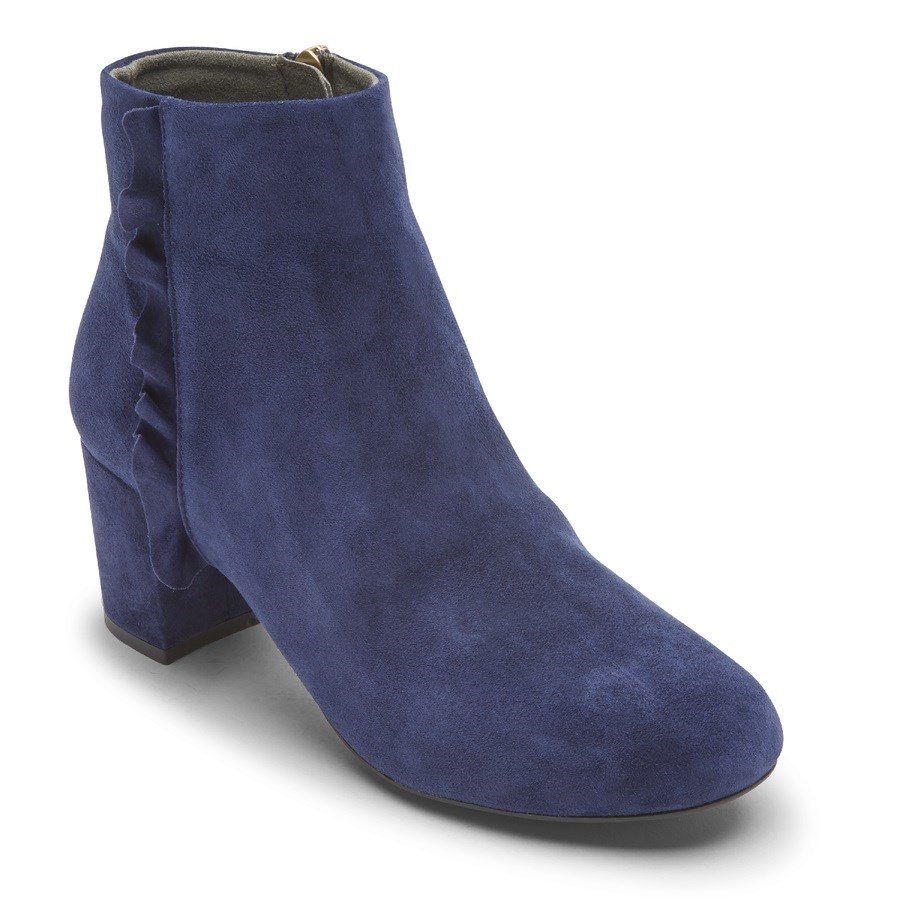 Rockport Total Motion Oaklee Ruffle Laarzen Dames Blauw | NL09IM568